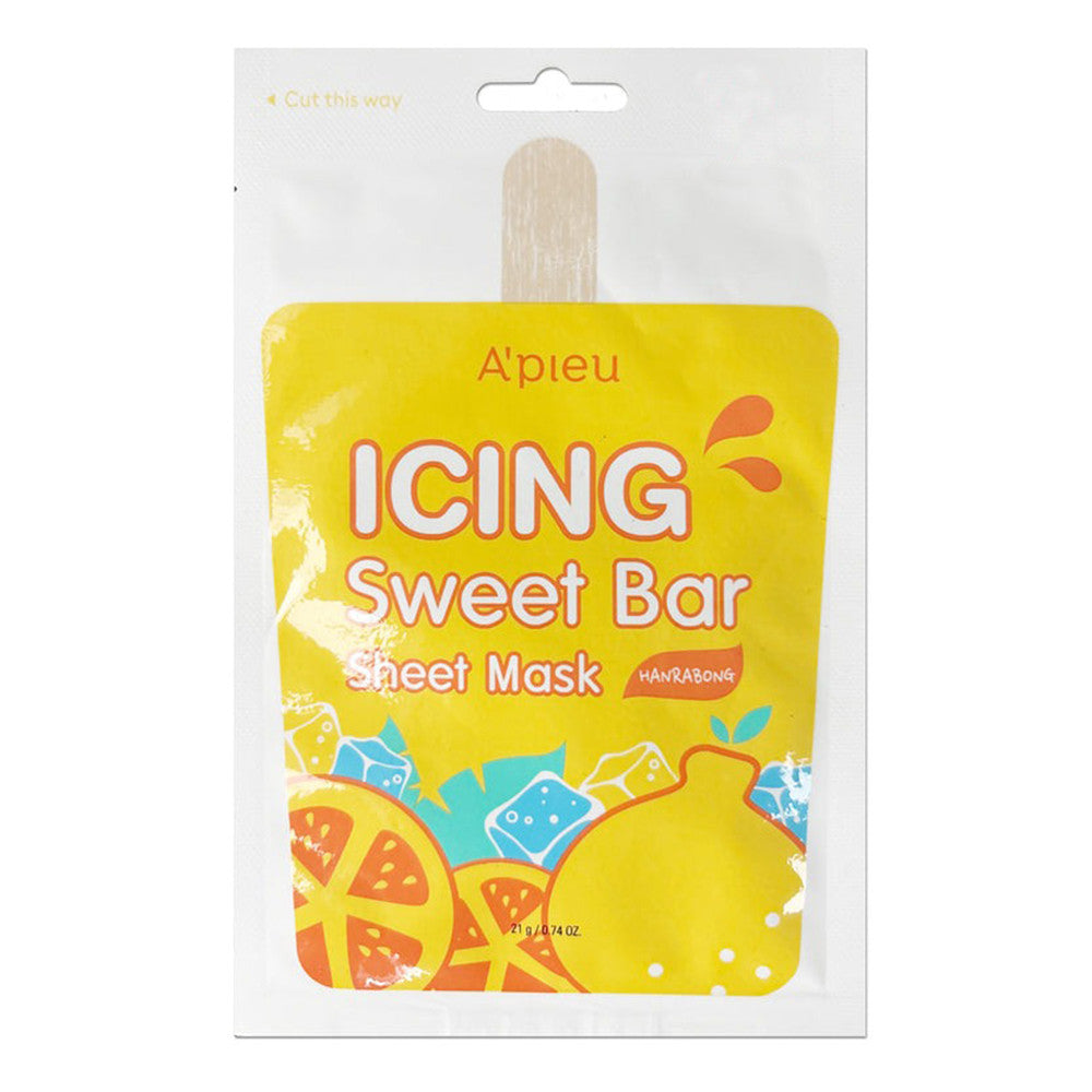 Apieu Icing Sweet Bar Hanrabong Sheet Face Mask Sheet for Radiant Complexion21g (0.74g))